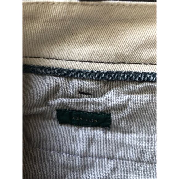 New J.Crew Always 484 Men Slim fit stretch chino pant Gray Size 44x34 - Picture 10 of 13